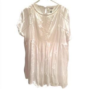We the republic- White embroidering mini dress